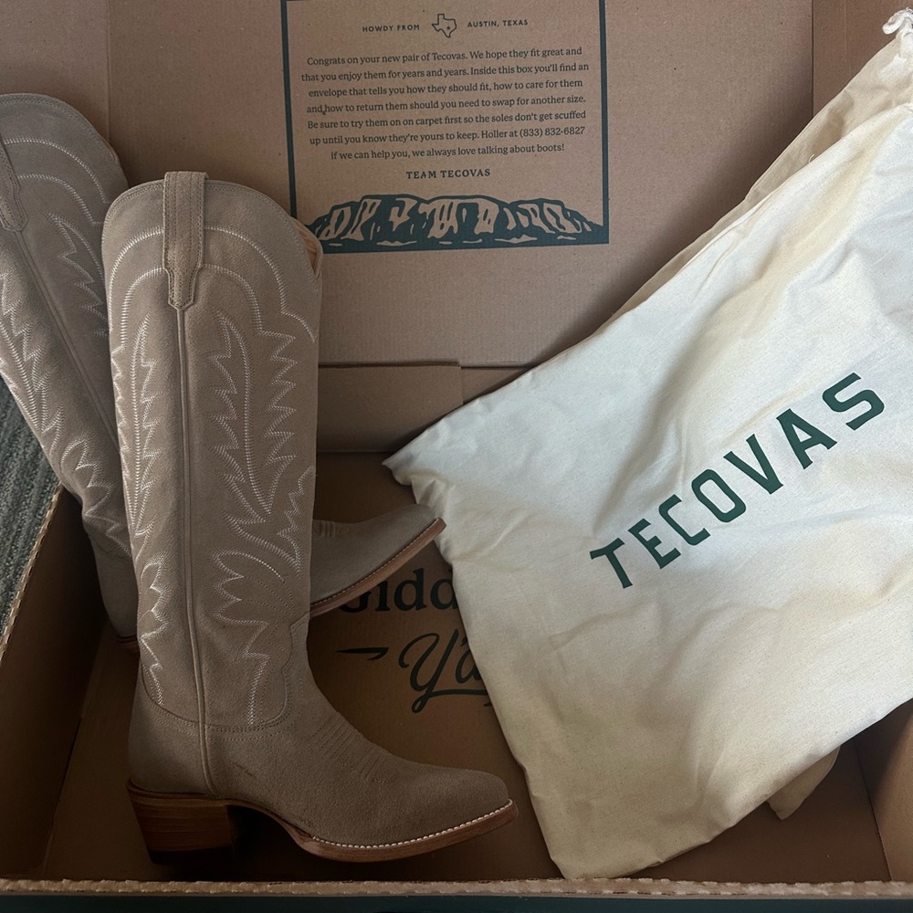 Tecovas Light Brown Western Boots